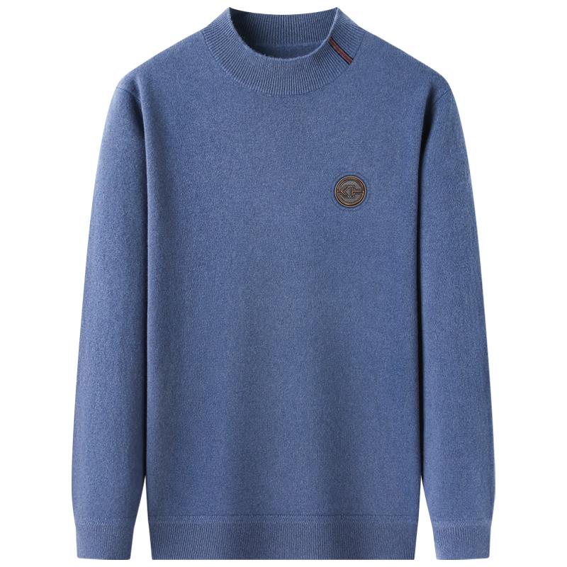 

Romon Men s Pure Wool Round Neck Sweater XL