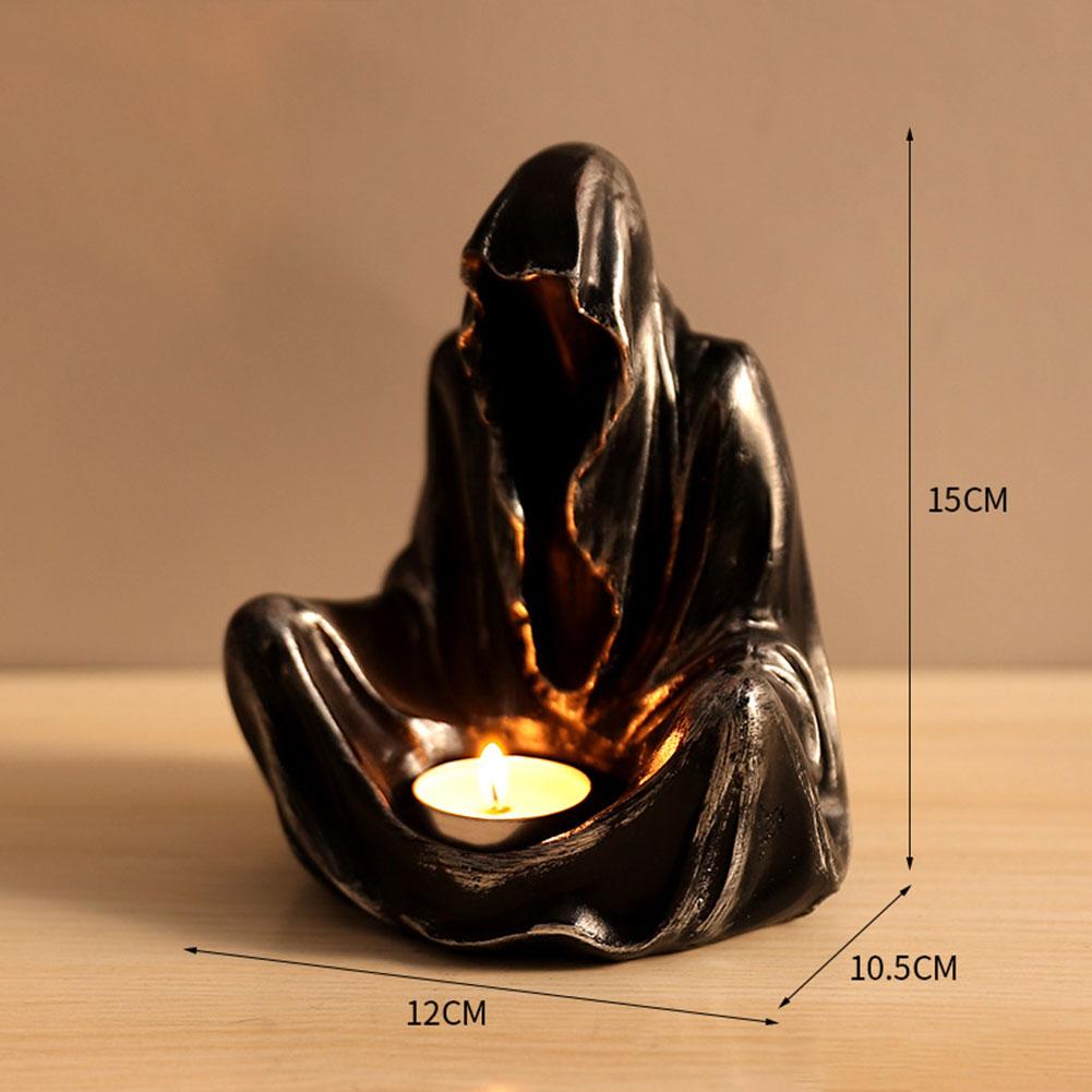 Sošky Smrťáků Dekorace Sváteční Gotický Tematický Dekorativní Držák na Čaj Festivalová Sezónní Dekorace