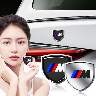 1Pcs 3D Metal Auto Door Shield Emblem Car Body Badge Sticker Styling For M E34 E36 E60 E90 E46 E39 E70 F10 F20 F30 X5 X6 X1 M3 M5 M6 E71 F02 F87