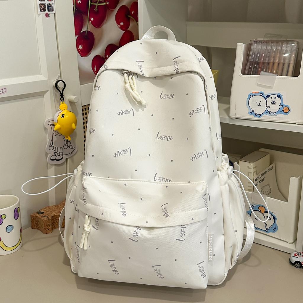 Schoolbag Japanese ins high value fresh simple backpack junior high school student schoolbag women travel lightweight versatile backpack