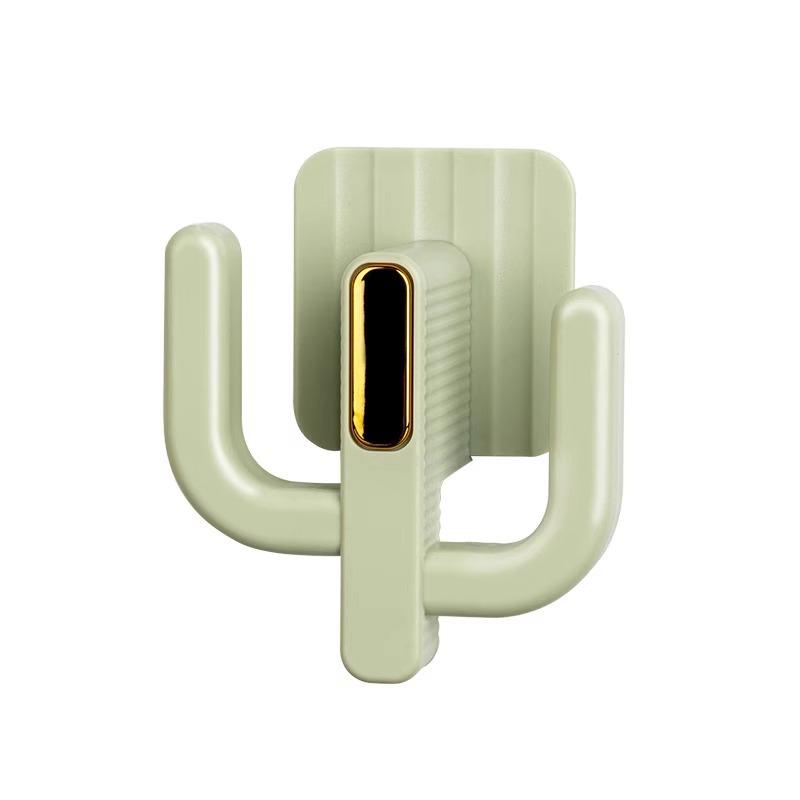 No-Drill Wall-Mounted Slipper Rack - Bathroom Storage Hook Shelf
