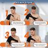 Shoulder Brace with Pressure Pad, Suitable for Both Men and Women, Adjustable Shoulder Brace for Left and Right Shoulder Protect