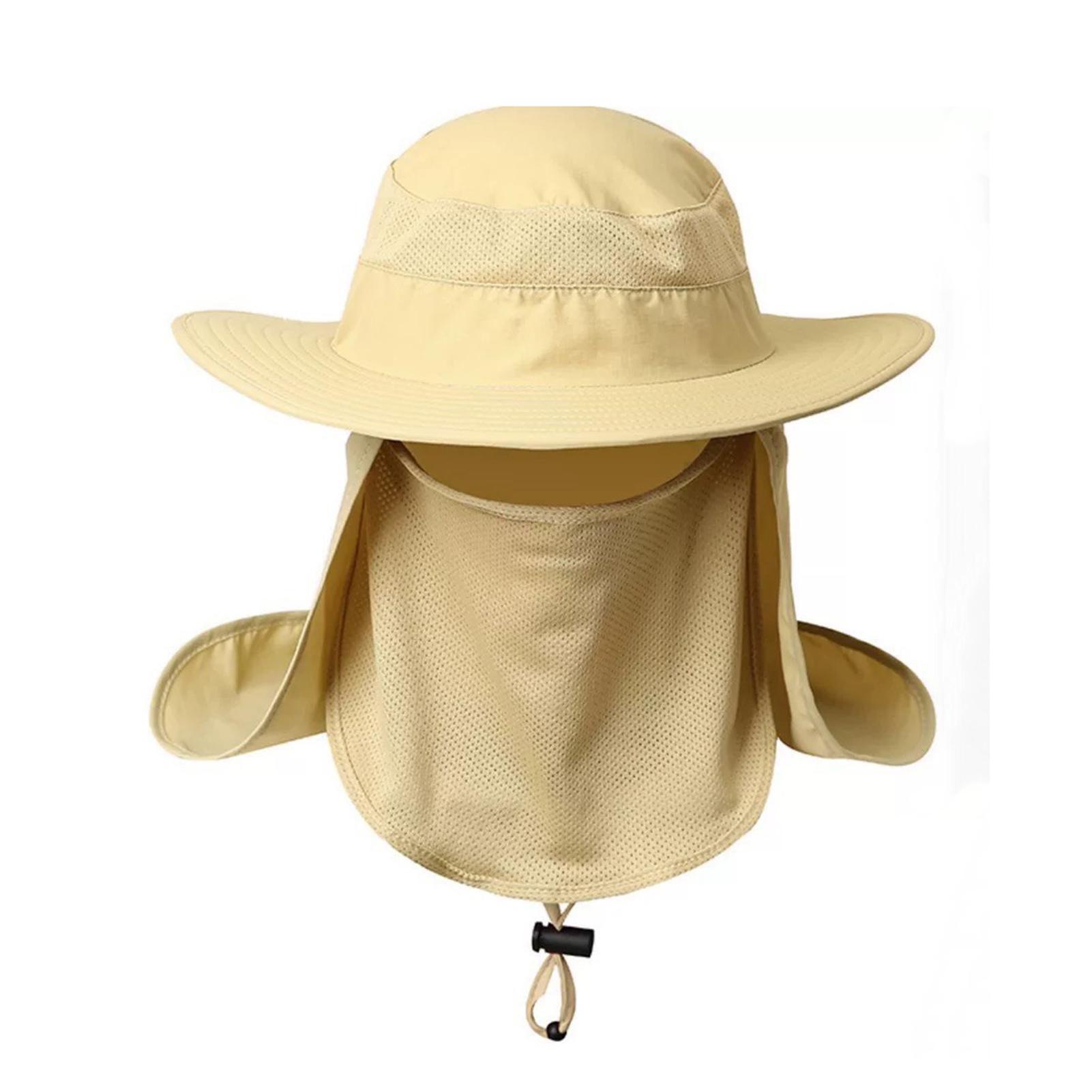 

Mens Sun Hat Fast Drying Waterproof Nylon Breathable Mesh Detachable Veil Sun Protection Hat for Outdoor Fishing Camping хакі