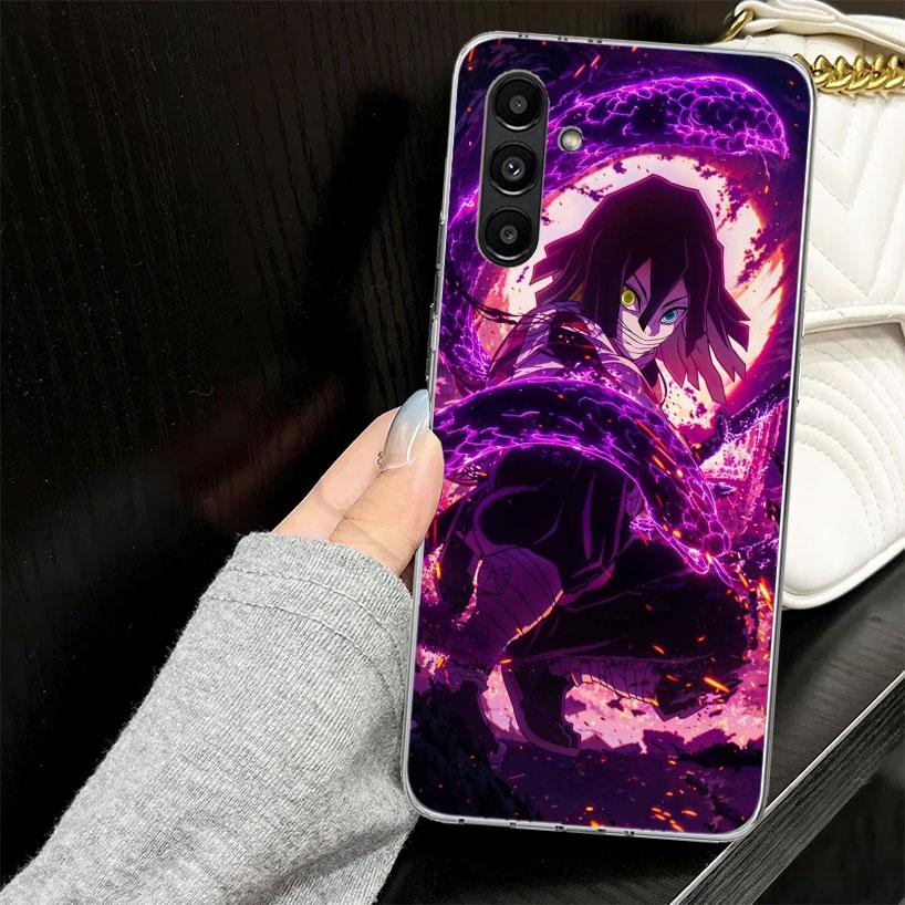 Iguro Obanai Demon Slayers Case for Samsung A17 A16 A56 A36 A26 A15 A55 A35 A25 A14 A54 A34 A24 Phone Cover A13 A53 A33 A23 A05S
