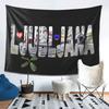 Ljublijana Robbov Vodnjak Fountain Mestni Trg Plaza Tapestry Wall Hanging Aesthetic Home Decoration Tapestries for Dorm Room