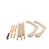 Adjustable Embroidery Table Stand Wooden Frame Crossed Stitch Hoop Holder for Needlework Projects Crossed Stitch Hoop Stand
