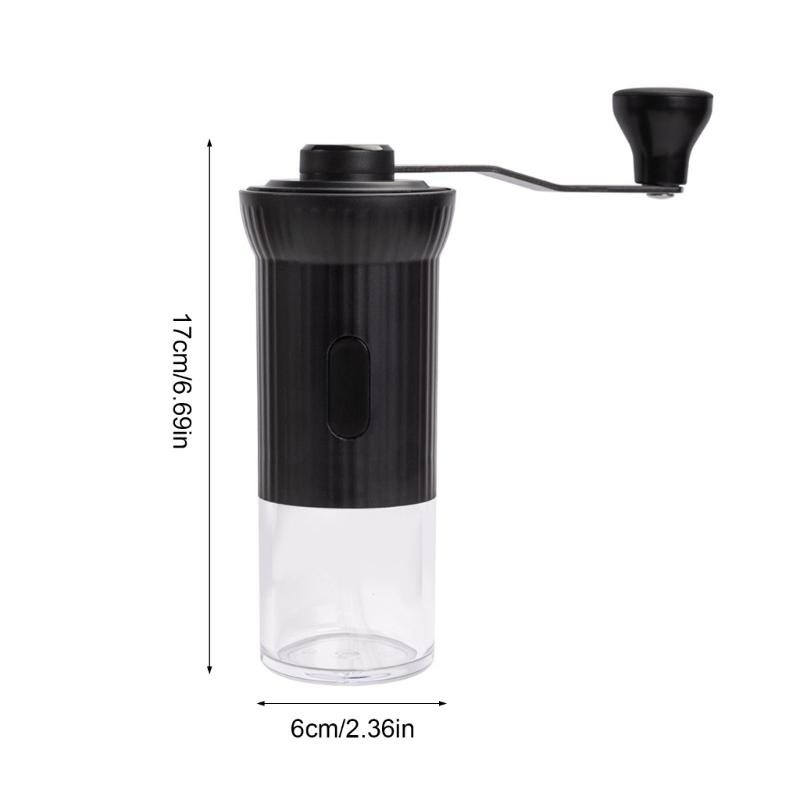 Portable Manual Coffee Grinders Compact Designs Nonrust Steel Burr Adjustable Coarseness For Travels Camping Office Use