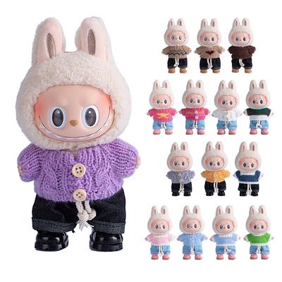 For 17cm Doll Clothes Fashion Clothes Hoodies Doll Clothes Color Match Hoodies Dolls Accessories Cute Decoration Little Cloths
