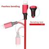 3-in-1 USB Data Sync Fast Charging Cable for Android IPhone