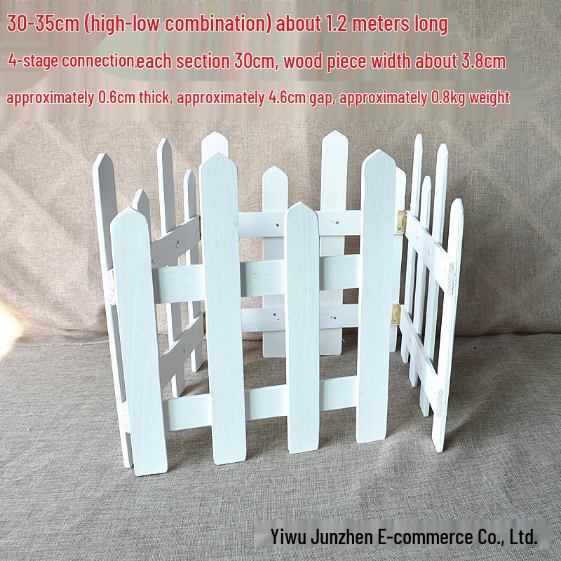 Holzzaun Lattenzaun Weihnachtsdekoration für Innen- & Außenbereich