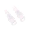 Luer Lock Adapter Straight Through Plate Pp Plastic Air Valve Pipe Subpackaging Instrument Syringe Air Tube Adapter