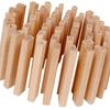 48pcs Wooden Stacking Board Games Stamped Numbers Puzzle Games for Kids Boys Girls Indoor Home