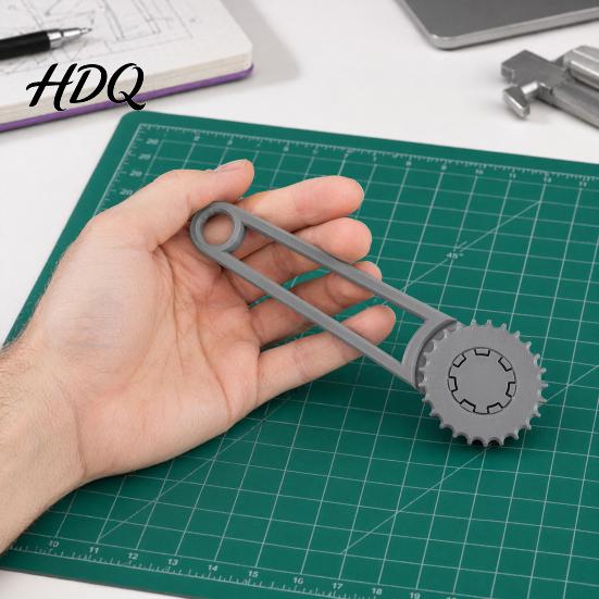 Serrated Gear Roller Cutter Cardboard Perforation Tool 3D Printed Paperboard Perforating Cutter
