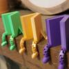 Movable Joint Book Companion With Articulated Legs 3D Print Bookshelf Table Decoration Home Ornament Fidget Toy Novelty Gifts
