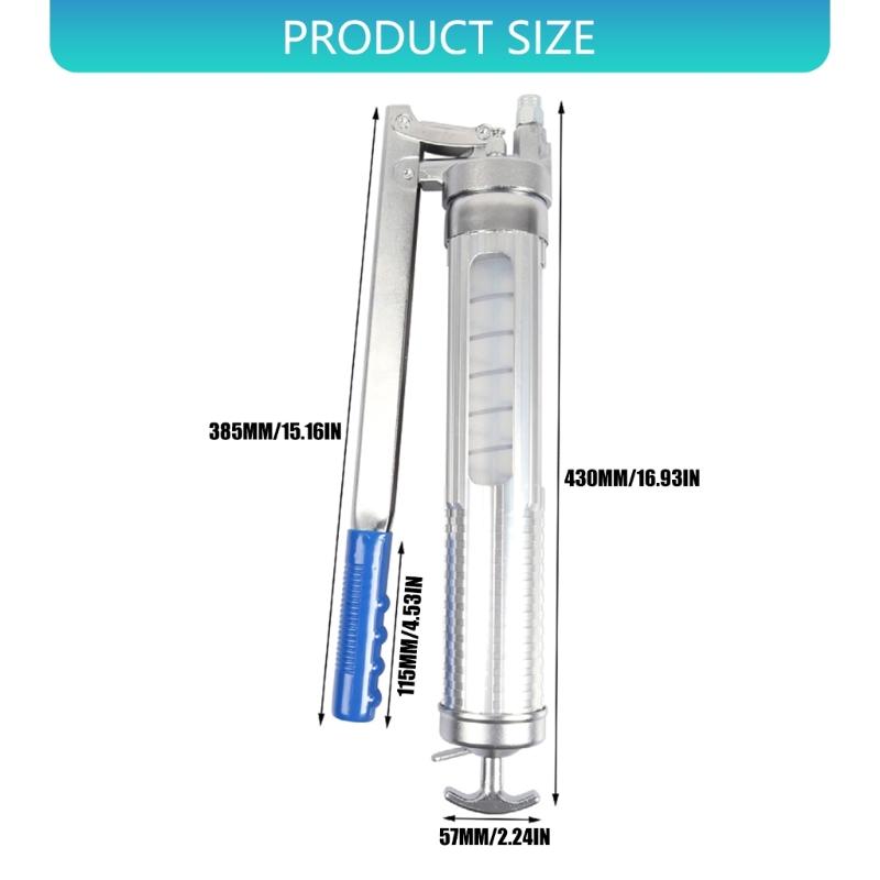 Leverage Designs Manual Grease Guns Kit for Effortlessly Single Handed Operation in High Frequency Lubrication Tasks
