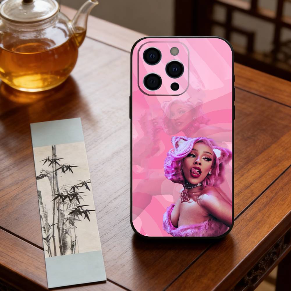 D-DOJA Cat Phone Case Silicone Soft For IPhone 17 16 15 14 13 12 11 X XR Plus Pro Max Plus