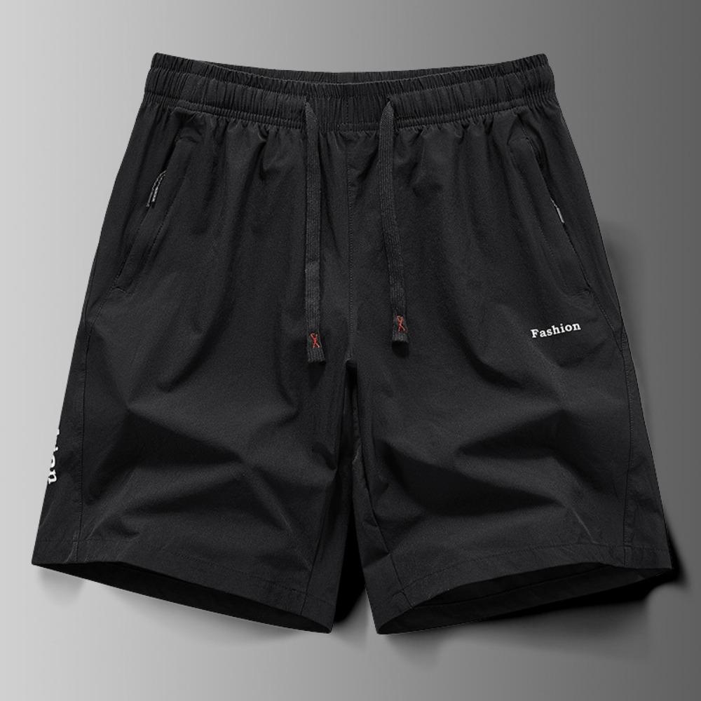 

Новые летние повседневные мужские шорты Быстросохнущие эластичные шорты для бега, спортзала, фитнеса Мужские пляжные шорты Дышащие шорты для плавания M чёрный