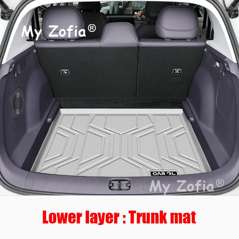 For Leapmotor B10 2025 2026 Car TPE RearTrunk Mat Seat Backrest Protective Pad Anti-Kick Pad Waterproof Tailored Accessories