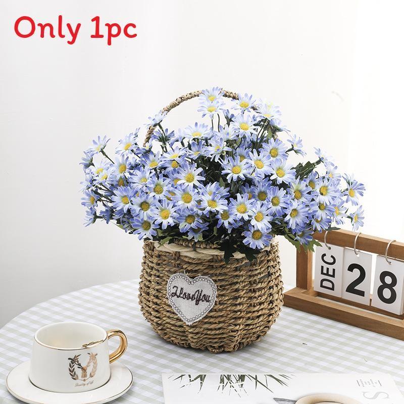 Artificial Silk Chrysanthemum Bouquet For Wedding Decor Home Office Styling