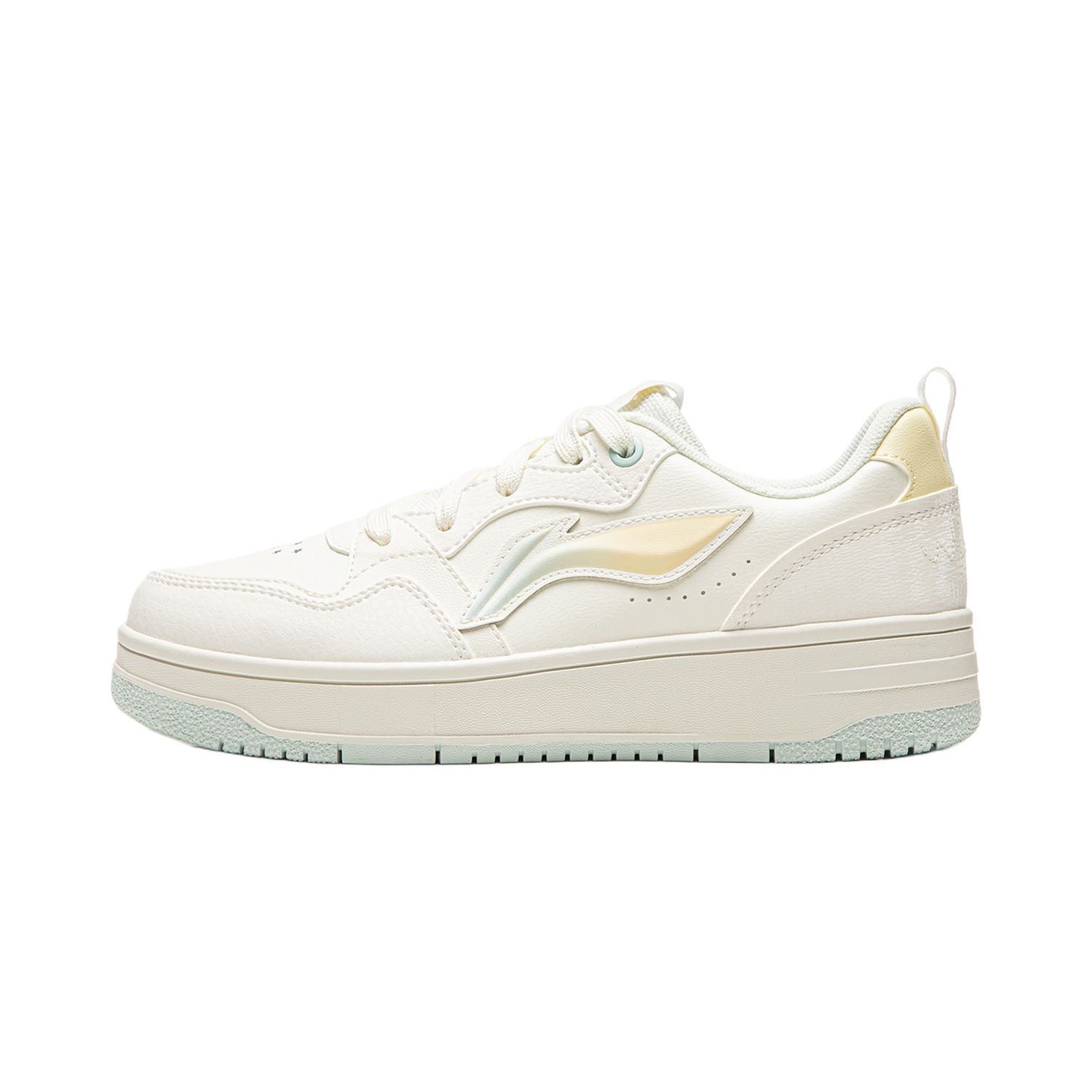 

Li Ning Tianji Soft Low top Skateboard Shoes Women s White Yellow AGCW068-2 35