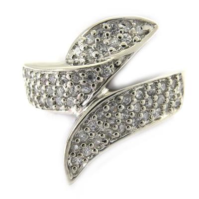 White 'Goddess' Silver Ring