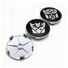 4 st Transformers Logotyp Emblemprydnadshjulskydd för Bilhjul 68MM 63MM Hjulnavskåpor Decepticons & Optimus Prime Märke Fälgnavskåpor Skydd