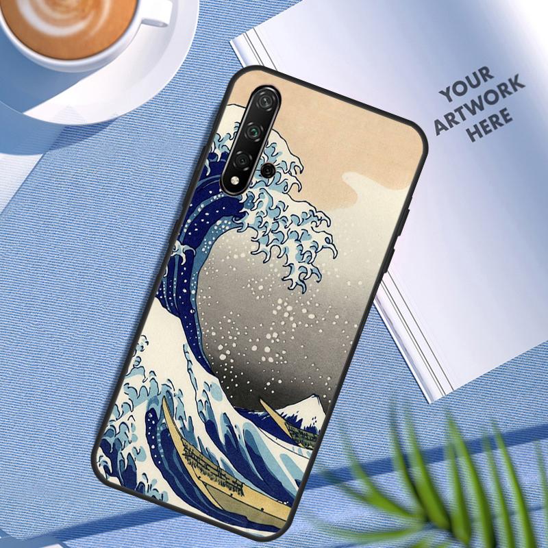 Great Wave Off Kanagawa Japan For Huawei Nova 3i 7i 8i 11 12i 10 9 SE Y60 Y61 Y70 Y72 Y73 Y90 Y91 P20 P30 Pro P40 Lite Case