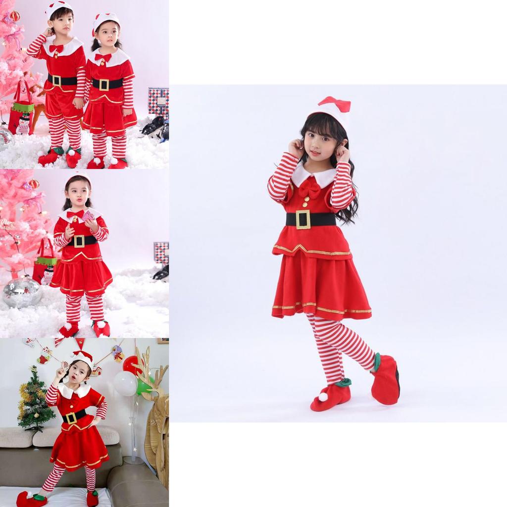 Soft Comfort Polyester Christmas Cosplay Costume For Toddler Boys Girls