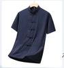 Men's Chinese Style Summer Tang Suit Set - 2026 Casual Printed Design