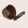 1/3/5pcs Refillable Coffee Capsules Filter Cup Compatible Taste Adapter Reusable Nescafe Dolce Gusto Machine Pod Compatible Kit
