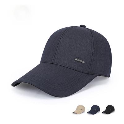 Spring and Autumn New Extended Brim Men's Cap Outdoor Big Brim Sunshade Baseball Cap Fashion Big Brim Hat