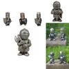Medieval War Resin Crafts Miniature Gnome Knight Sculpture Decorative Figurine For Home And Garden Display