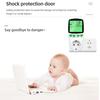 Digital Voltage Wattmeter US/UK/EU Plug Socket Energy Meter Wattage Electricity Kwh Power Meter with Backlgiht