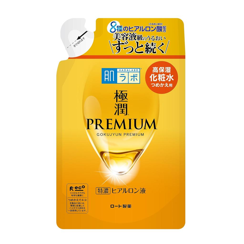 Hada Labo Gokujyun Premium Hyaluronic Acid Lotion 170ml Refill, (x 1)