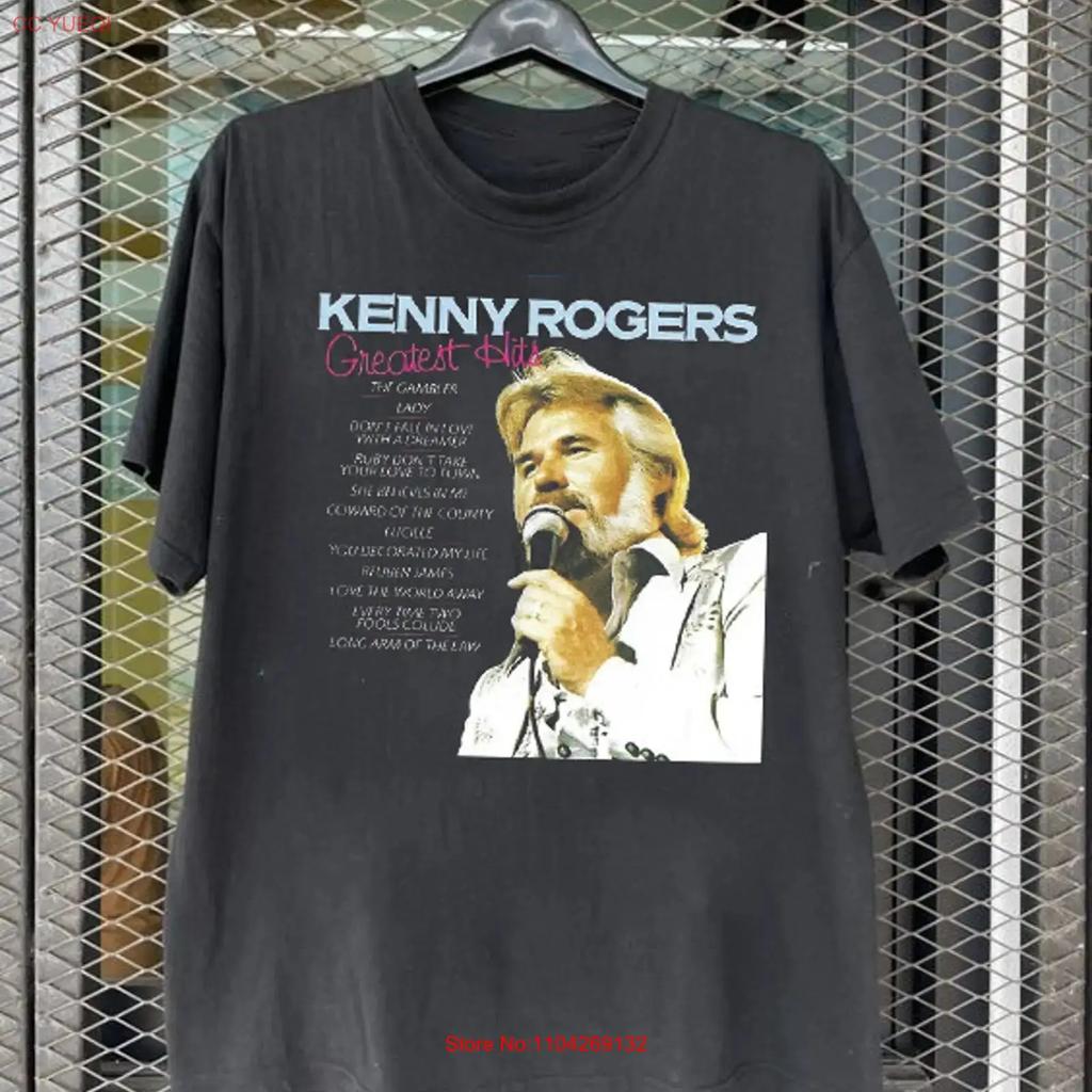 Rogers Kenny Greatest Hits T Shirt Full Size S 5xl Vintage Fashion Slightly Breathable Versatile Designer Clothes Casual