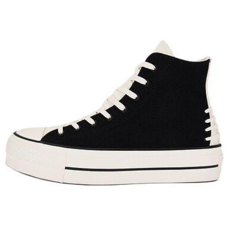 

Converse Chuck Taylor All Star Lift High Crafted Laces Women Sneakers Black White A12552C 37