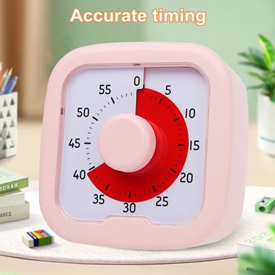 Visual Countdown Timer for Kitchen Meetings Silent Magnetic Timer Easy-to-Read Display 60 Minute Classroom Learning