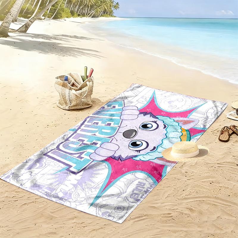 PAW Patrol Print Beach Towel, Large Soft Quick Dry Towel for Beach Camping Swimming