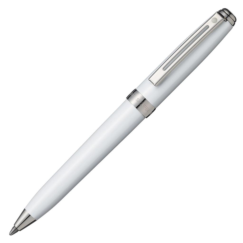 SHEAFFER Prelude Mini Ballpoint Officially Imported Pen, Oil-Based, White, N2980551,