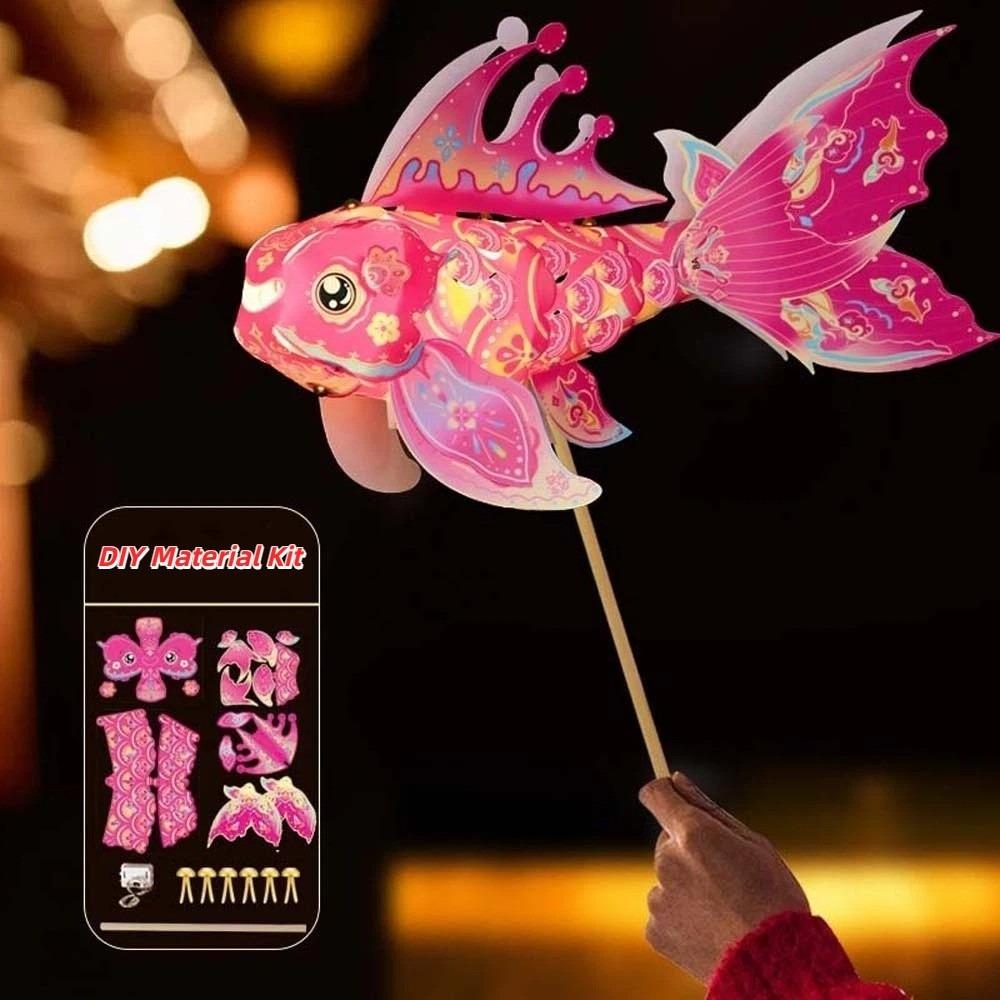 Bright LED Luminous Fish Light Portable Handheld Koi Ornament  Chinese New Year