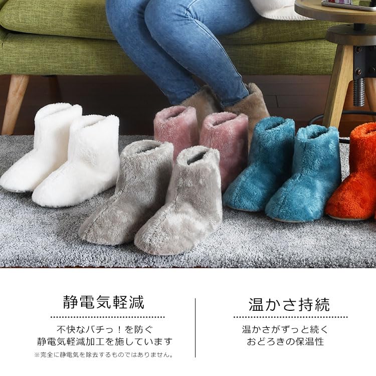 Broccoli House Washable Room Warm Ankle Winter Slippers for Men and Sizes Turquoise Shoes, Boots, Women, 26.0-27.5cm,