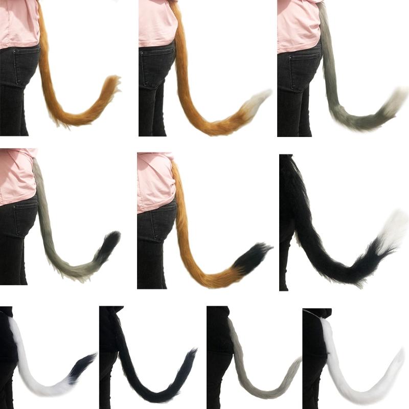 Soft Lolita Furry Kitty Tail Anime Cosplay Cute Electric Props Halloween New Year Costume Role-play Birthday Fittings