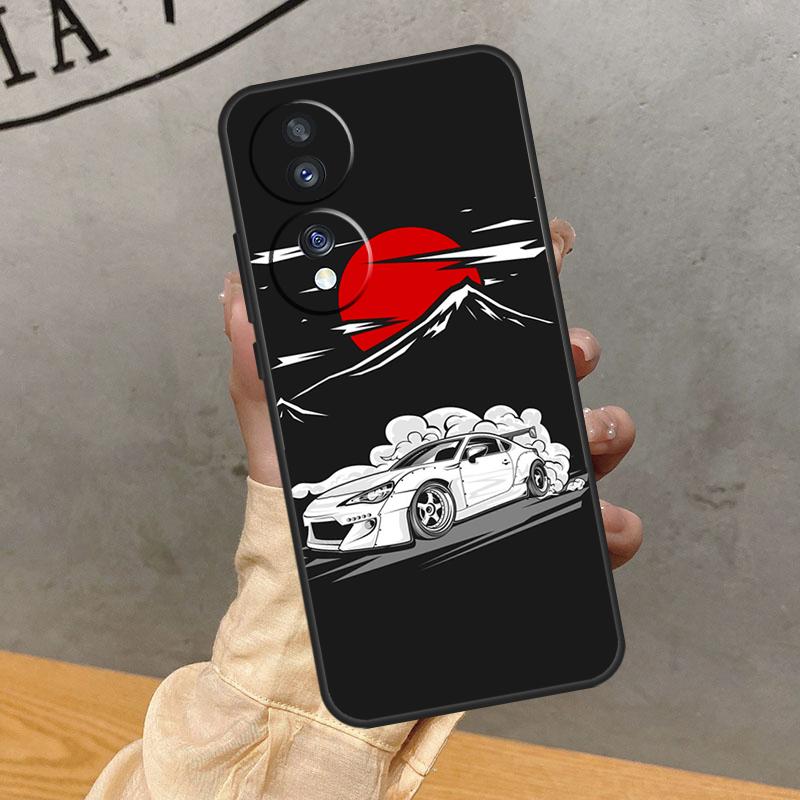 JDM Car Case For Honor Magic 8 Pro 5 6 7 Lite 90 70 50 400 200 X8c X8b X9a X9b X9c X9d Win RT Cover