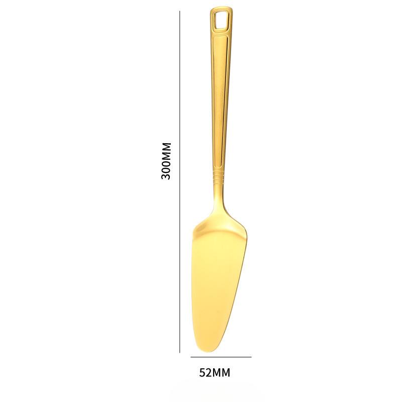 Sada nerezového kuchyňského nádobí Zesílená světle potištěná nemagnetická polévková lžíce obracečka a lžíce na smažení