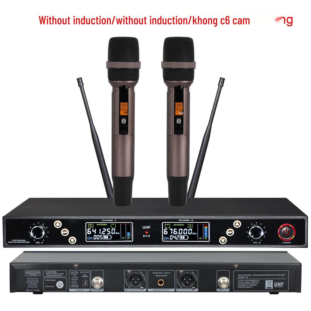 U-Band Infrared Wireless Handheld & Lavalier Microphone System for Conferences