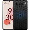 Luxury Phone Case For Google Pixel 10 9 8 9A 8A 7 7A 6 Pro XL 6A 5G Black Soft Back TPU Cover Honeycomb Pattern