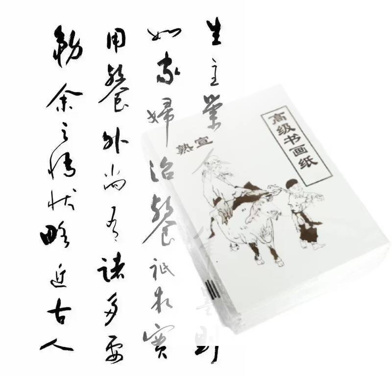 Traditional Chinese Brush Painting Paper Set With Natural Bamboo Material For Art Enthusiasts