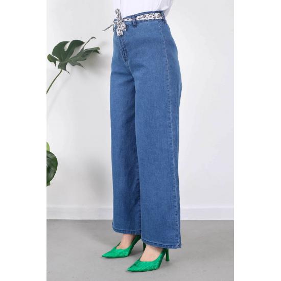 Lockere Damenhose mit hoher Taille