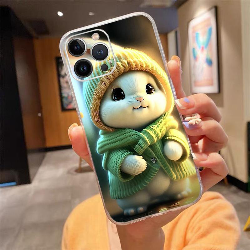 

Phone Case For iphone 17 Air 17 Pro Max 16 15 14 13 Pro Max 15 16 Pro 15Plus Rabbit iphone 13