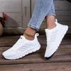 Women Sneakers All-match Light Flying-Woven Sport Running Shoes Cushion Gym Fashion Shoes Non Slip Casual Walking Tennis Shoes